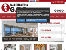 Tablet Screenshot of gfgserramenti.com